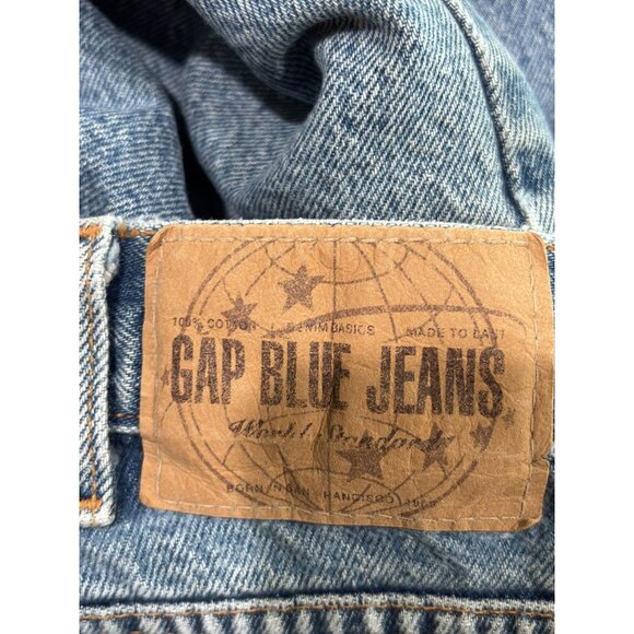 Gap Blue Jeans Easy Fit 36x30 Mens 100% Cotton Denim Made In Mexico - Picture 13 of 13